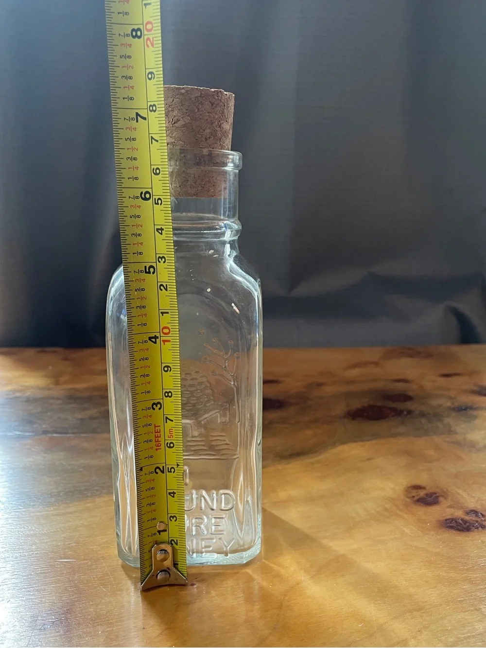 Vintage Honey Acres 1 Pound Honey Bottle